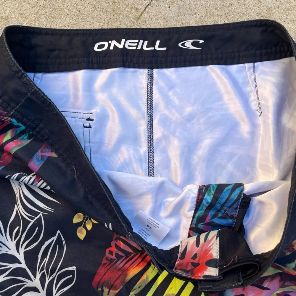 Men's‎ O'Neill Board Shorts Multicolor Floral 36 Surf Beach Sun Reggae Jamaica